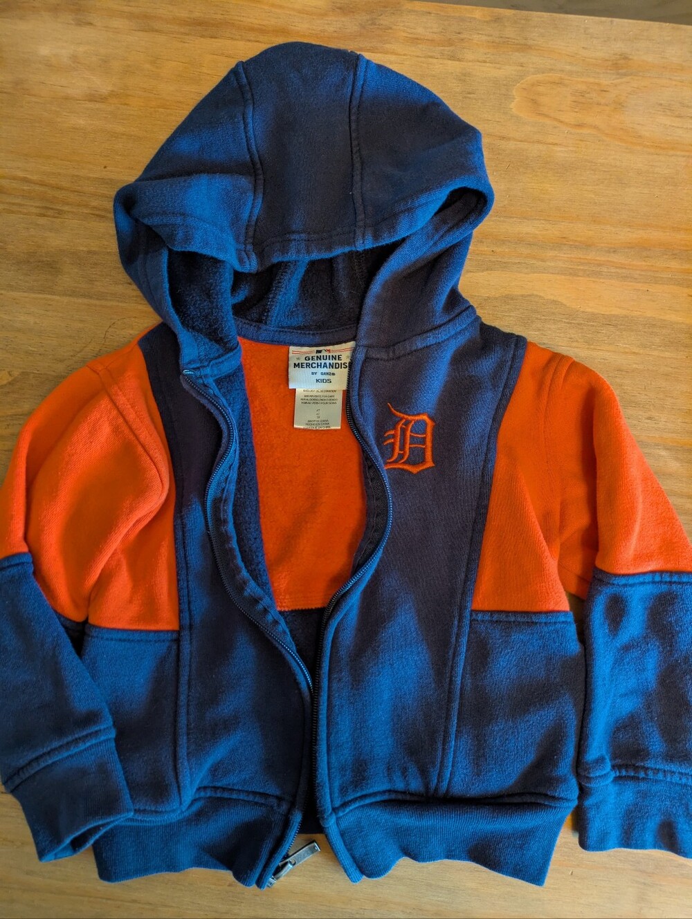 Toddler Detroit Tigers Zip Up Hoodie